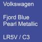 Preview: Volkswagen, Fjord Blue Pearl Metallic, LR5V / C3.